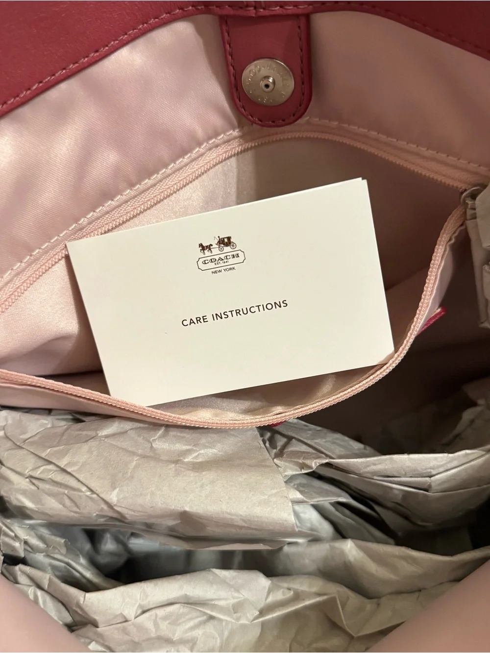 Coach Ashley leather carry all bag